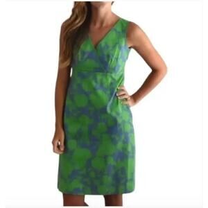 Boden Green and Blue Midi Dress